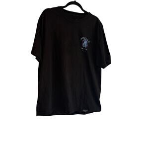 Sullen Howling wolf cotton black t shirt